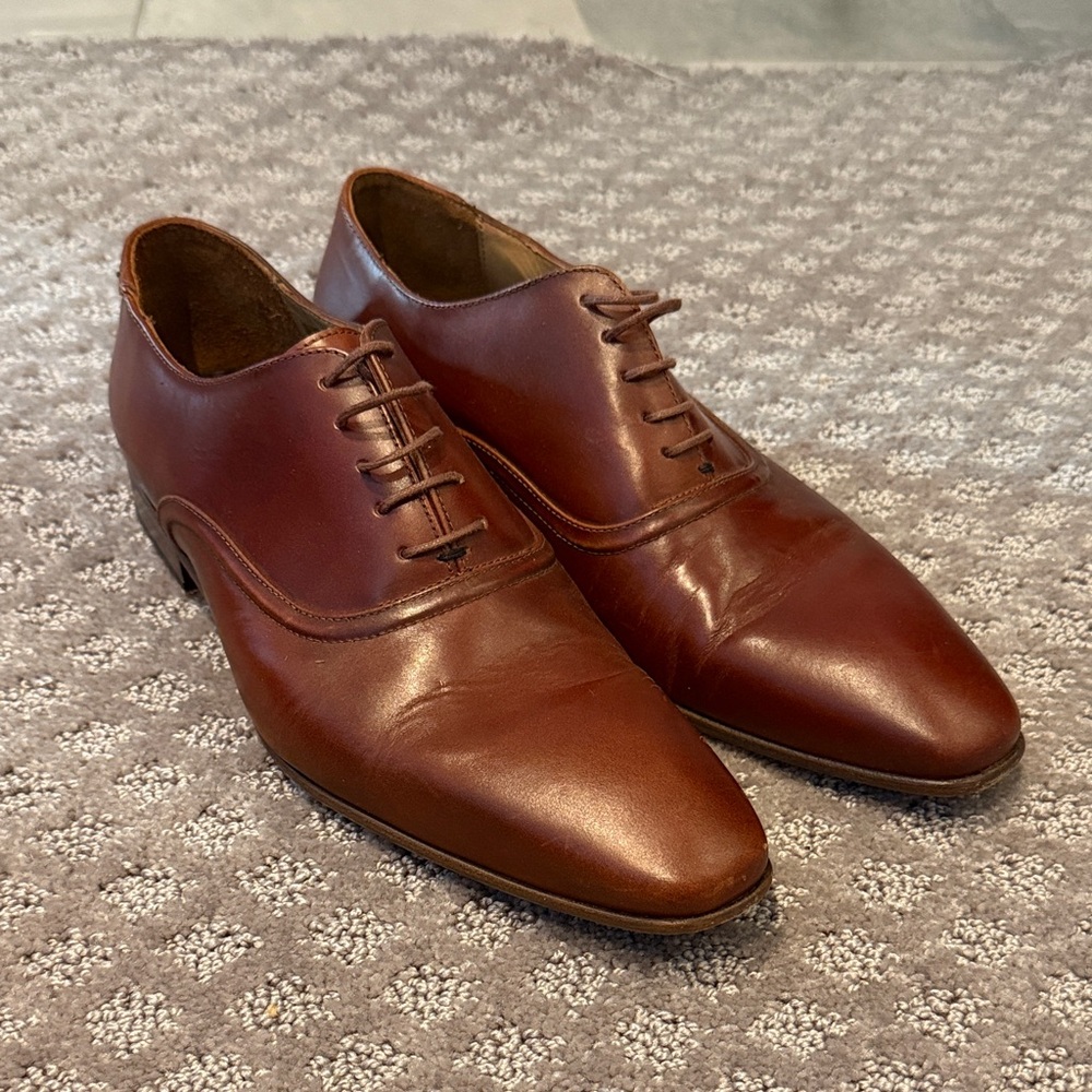 Paul Smith Classic Brown Leather Men's Dress Shoes